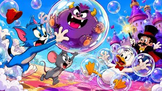 😂 Crazy Cat vs Mouse Chaos! Epic Bubble Castle Chase | Funny 2D Cartoon | Cat & Mouse Style