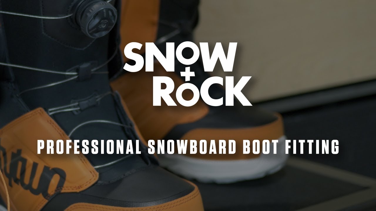 Ook Rusteloos Opvoeding Professional Custom Snowboard Boot Fitting at Snow+Rock - YouTube