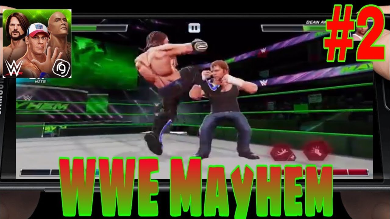 WWE Mayhem - part 2 Gameplay Android WWE game - YouTube