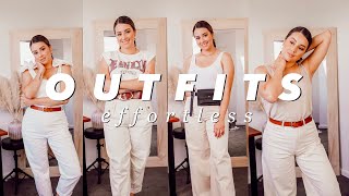 How to wear neutral outfits | Effortless style outfits - Valentina Arjona
