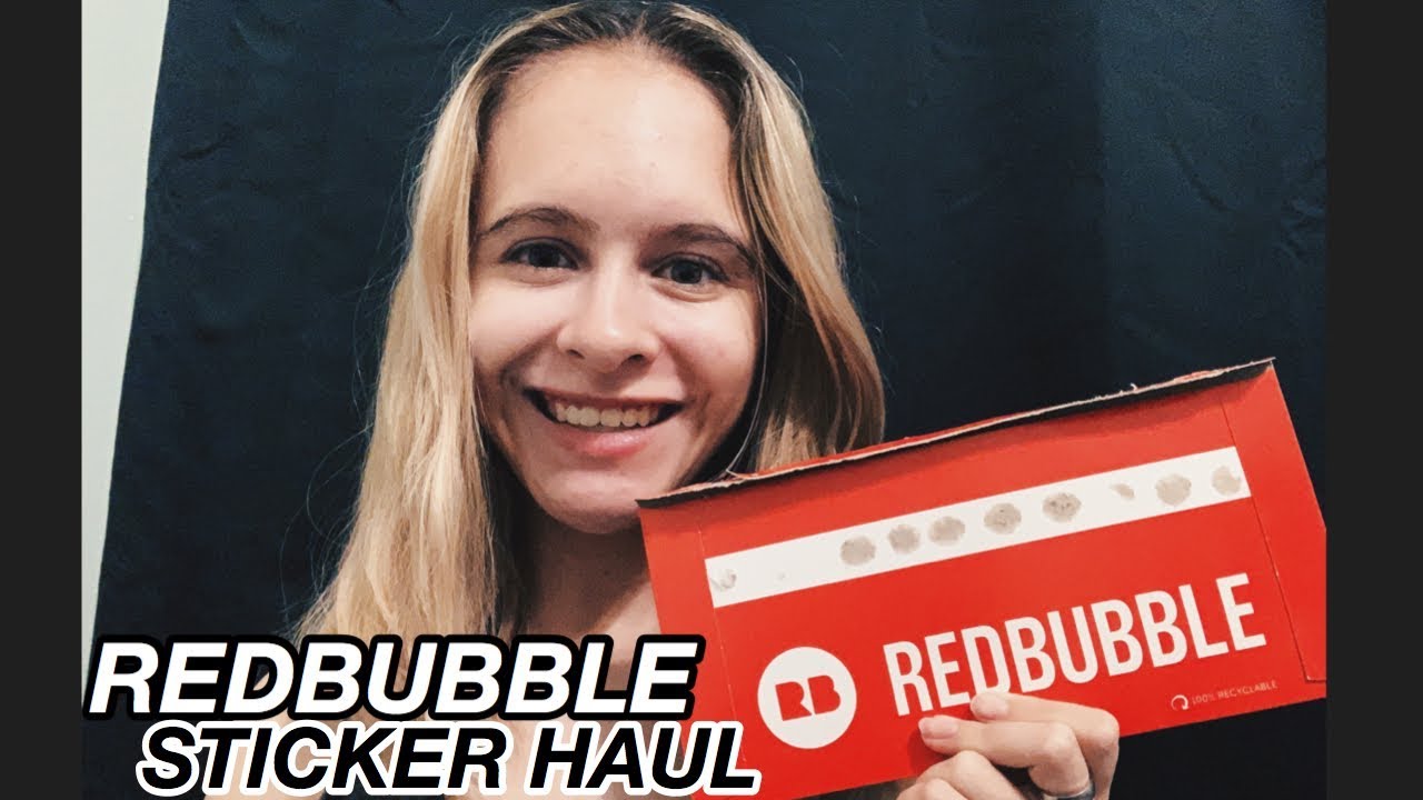 REDBUBBLE STICKER HAUL || Vanessa Chavez