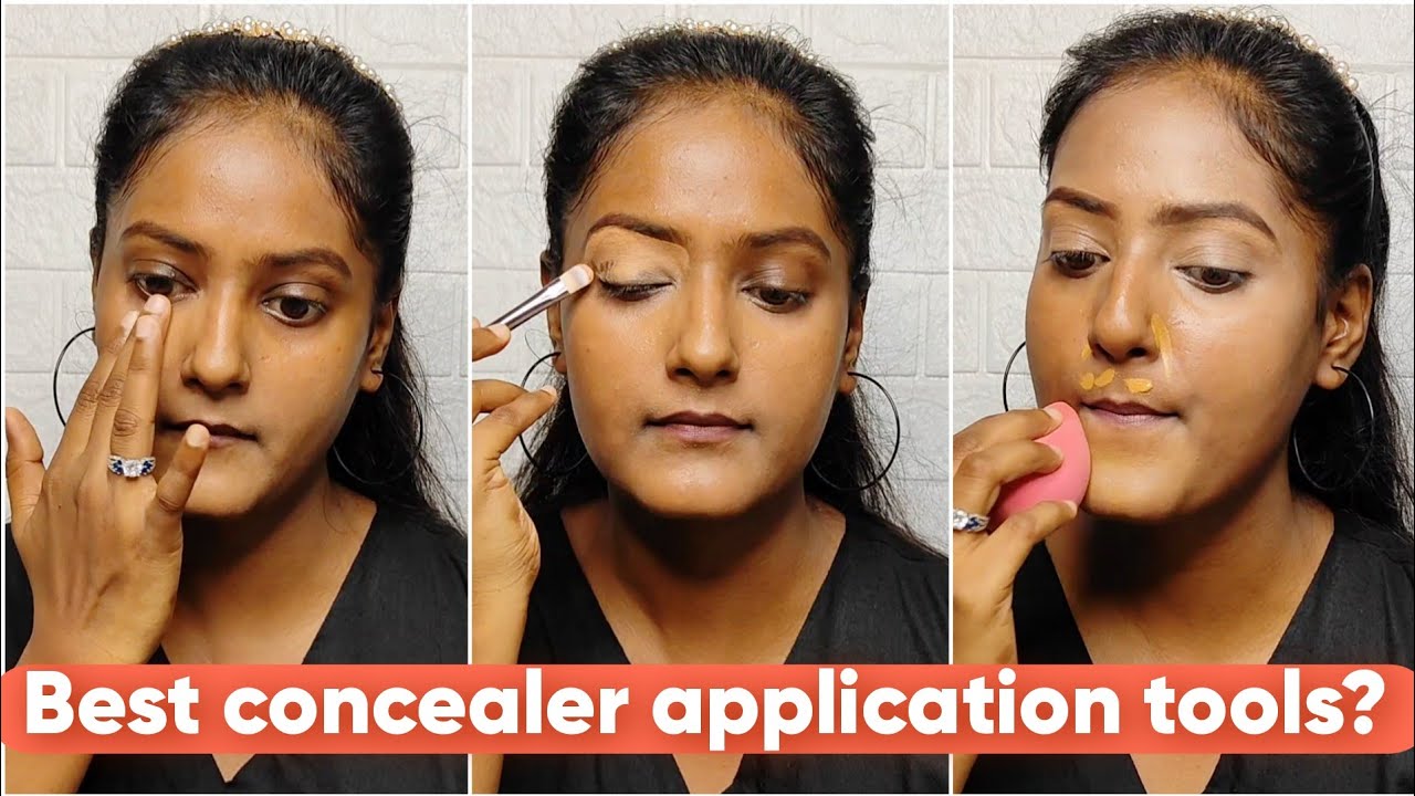 Concealer Lagane Ka Best Tool? | Fingers vs Brush vs Beauty Blender Full Comparison