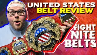 IWGP United States REVIEW by FIGHT NITE BELTS