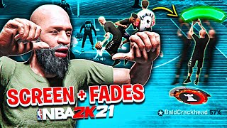 using screens and fades because enough is enough on nba 2k21... (becoming a meta guard)