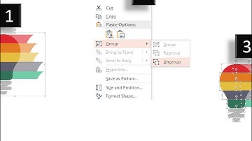 five staged light bulb for application flat powerpoint design