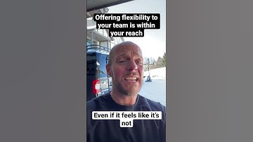You can and should offer flexibility to your team. #leadershipdevelopment #futureofwork #career