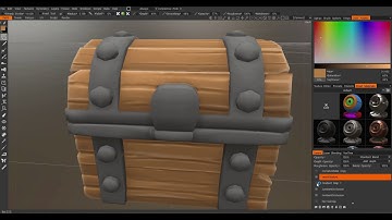 04 Treasure Chest Texture In 3D Coat