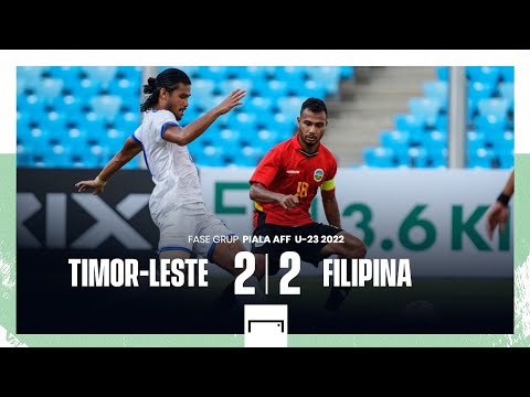 Highlights Piala AFF U-23 2022: Timor-Leste U-23 2-2 Filipina U-23