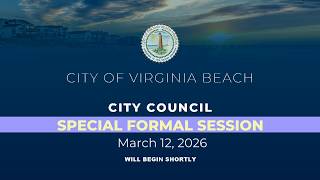 City Council Special Formal Meeting, 3/12/2026