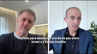 Luciano Huck's interview with Yuval Noah Harari about the Israel-Hamas war