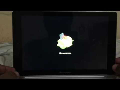 Hardreset a tablet Lenovo Yoga B8000F