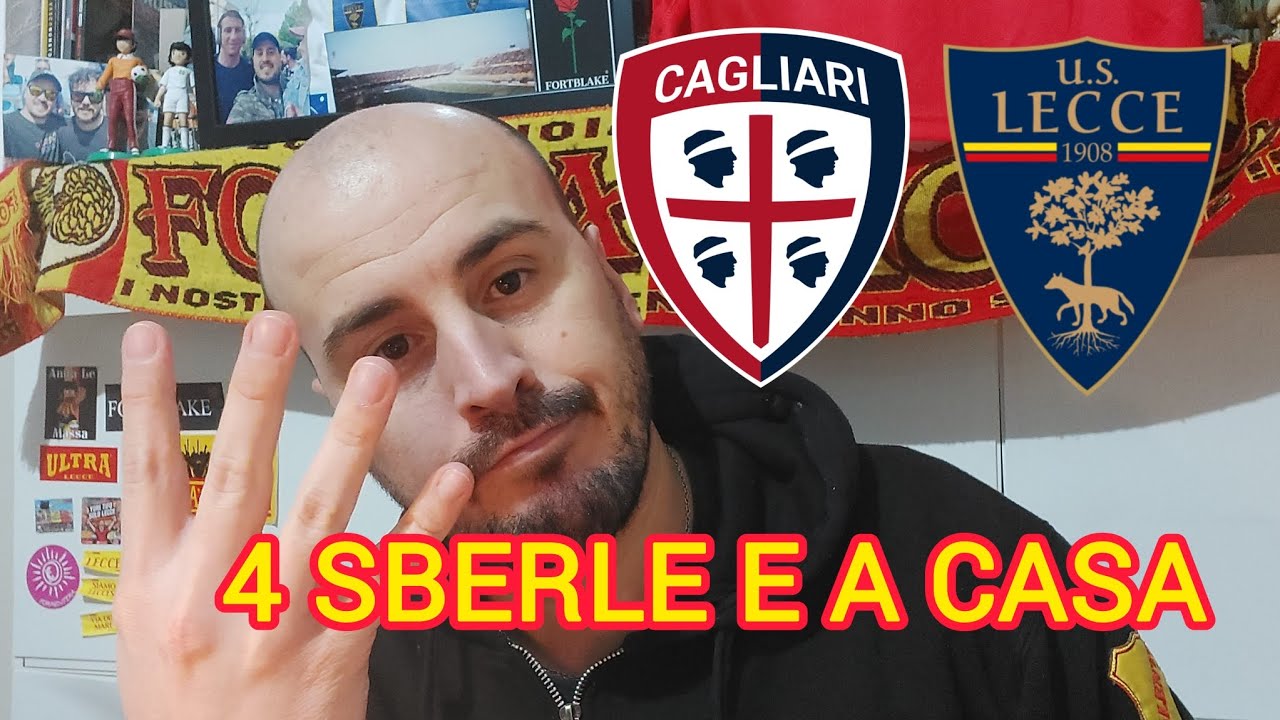 CAGLIARI-LECCE 4-1 ➡️ 4 SBERLE E ANDIAMO A CASA... GRAZIE PER L'OSPITALITÀ AI FRATELLI CAGLIARITANI🤝