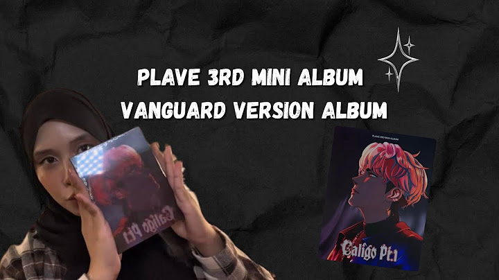 PLAVE 3rd MINI ALBUM VANGUARD EUNHO VERSION ALBUM UNBOXING