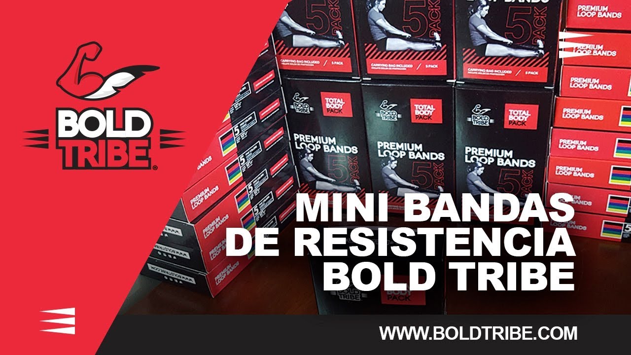 mini bands exercises Qué Incluye Tu Pack de Mini Bandas (Loop Bands) Bold Tribe y Ejercicios con Mini Bandas