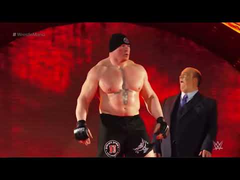 Brock Lesnar Entrance: Wrestlemania 33 2017