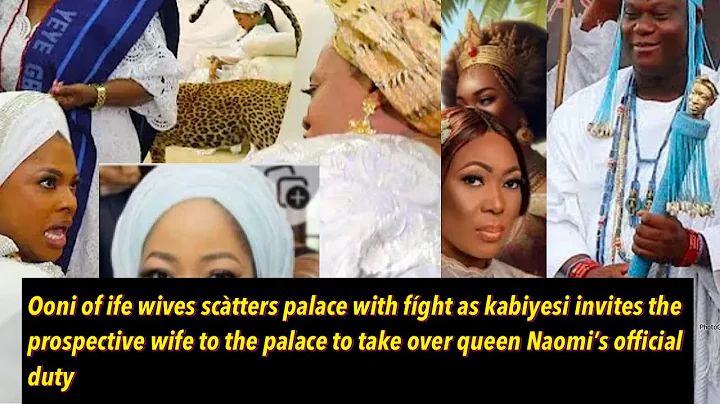Ooni of ife wives brêaks bôttles as kabiyesi hands his multimillion $ big day over to incoming wife