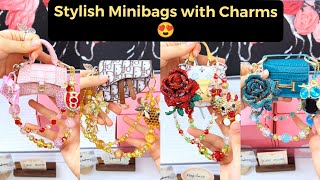 Most Trending Minibags with Charms😱 Budget Friendly bags that you should buy🔥Enjoy❣️ #minibag screenshot 3