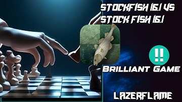 The Ultimate Chess Duel: Stockfish 16.1 vs Stockfish 16.1 - Max MultiPV Edition! #chessgame #gm