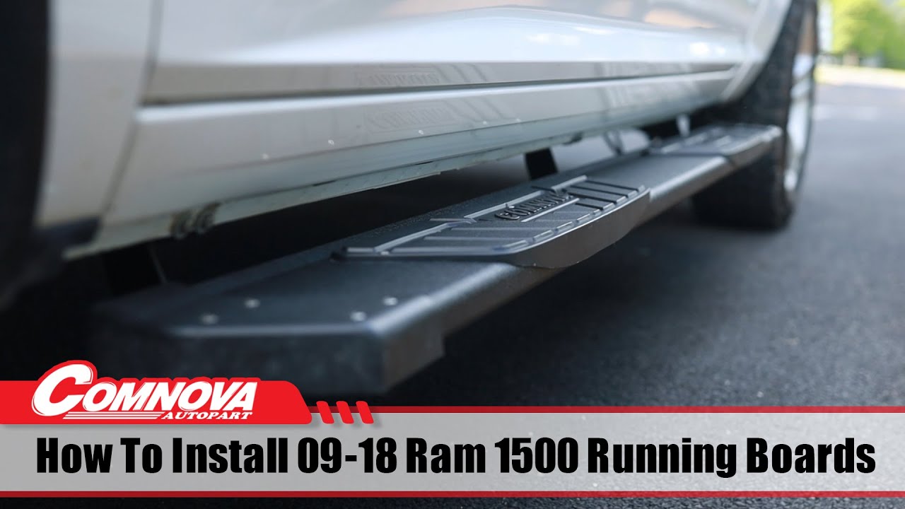 How to install 09-18 ram 1500 running boards-comnova autopart-k65 style