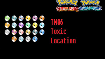How To Find TM06 Toxic Pokemon Omega Ruby Alpha Sapphire Location