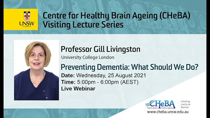 Preventing Dementia: What Should We Do? | Professo...