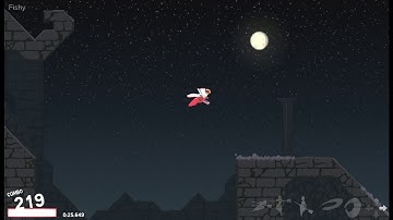 Dustforce WR - Moon Temple SS (Girl) in 37.033 by Fishy