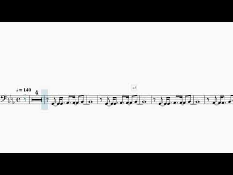 絶対にチョコミントを食べるアオイチャン Bass line 耳コピ
