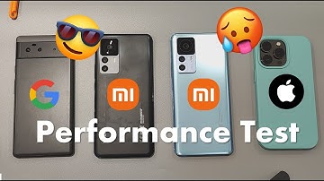 Xiaomi 12T Pro vs Xiaomi 12T vs iPhone 13 Pro vs Pixel 6 - Boot Up, Geekbench, Throttling Test