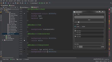46  PyQt Framework  Стиль для QMenuBar и QMenu