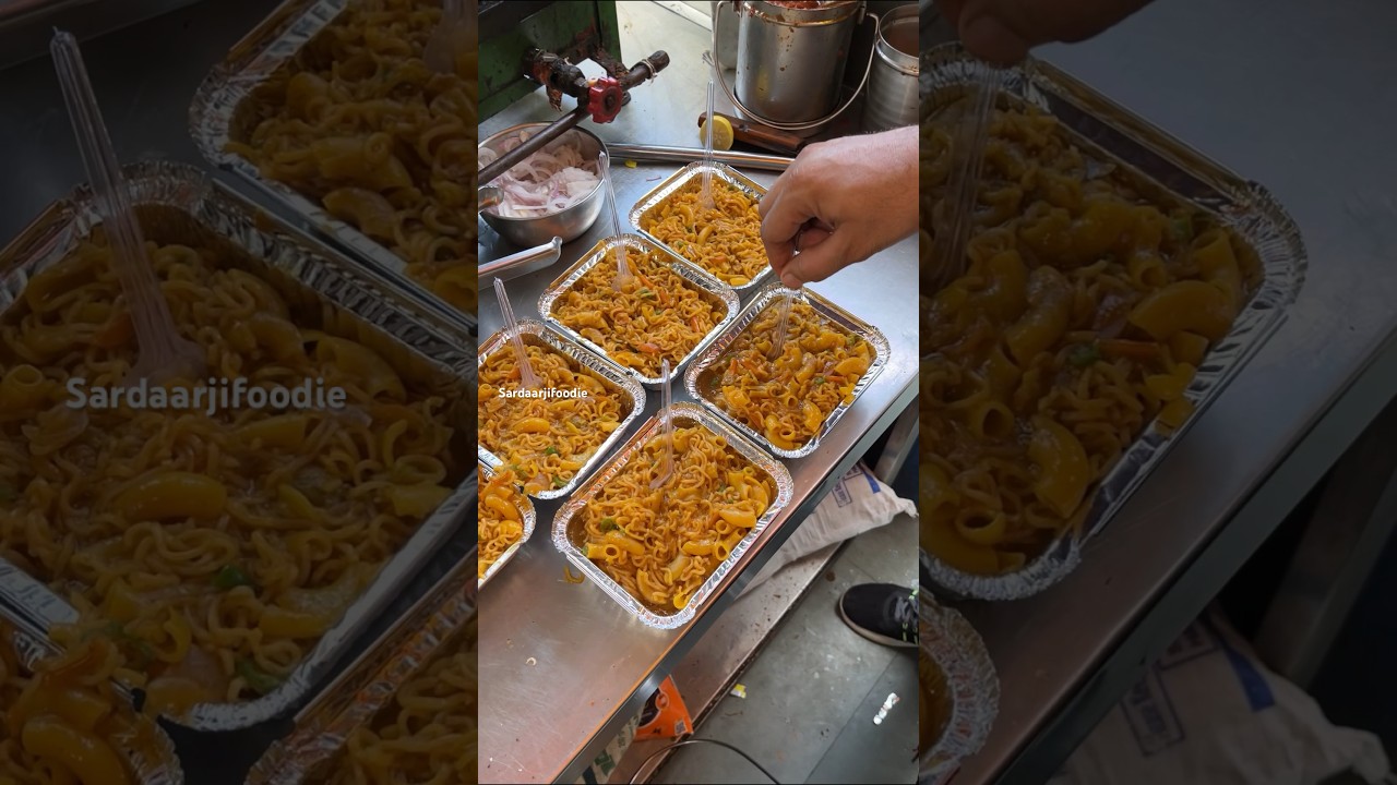 Have you ever tried maggi plus macaroni❤️ 