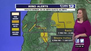 Friday, January 3 afternoon weather
