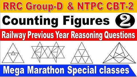 Counting Figures Part 2 Railway previous year reasoning Questions explanation by SRINIVASMech