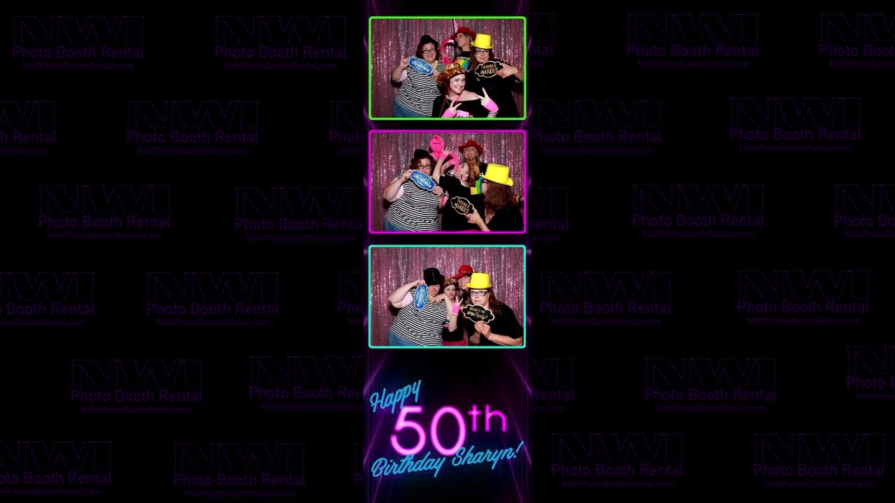 Birthday Photo Booth Photo Strips