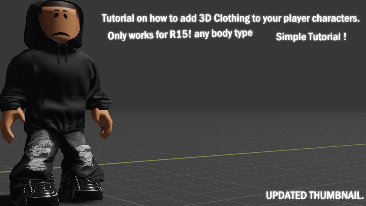 How to add 3D Clothing to your characters !! | {Best Tutorial} | Roblox ...