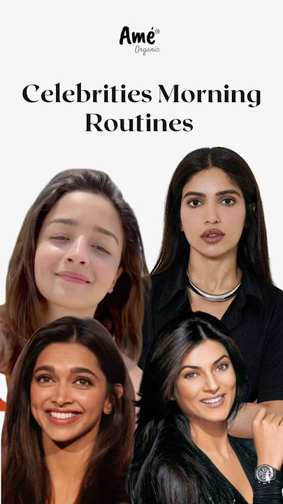 Morning routine of celebrities ✅