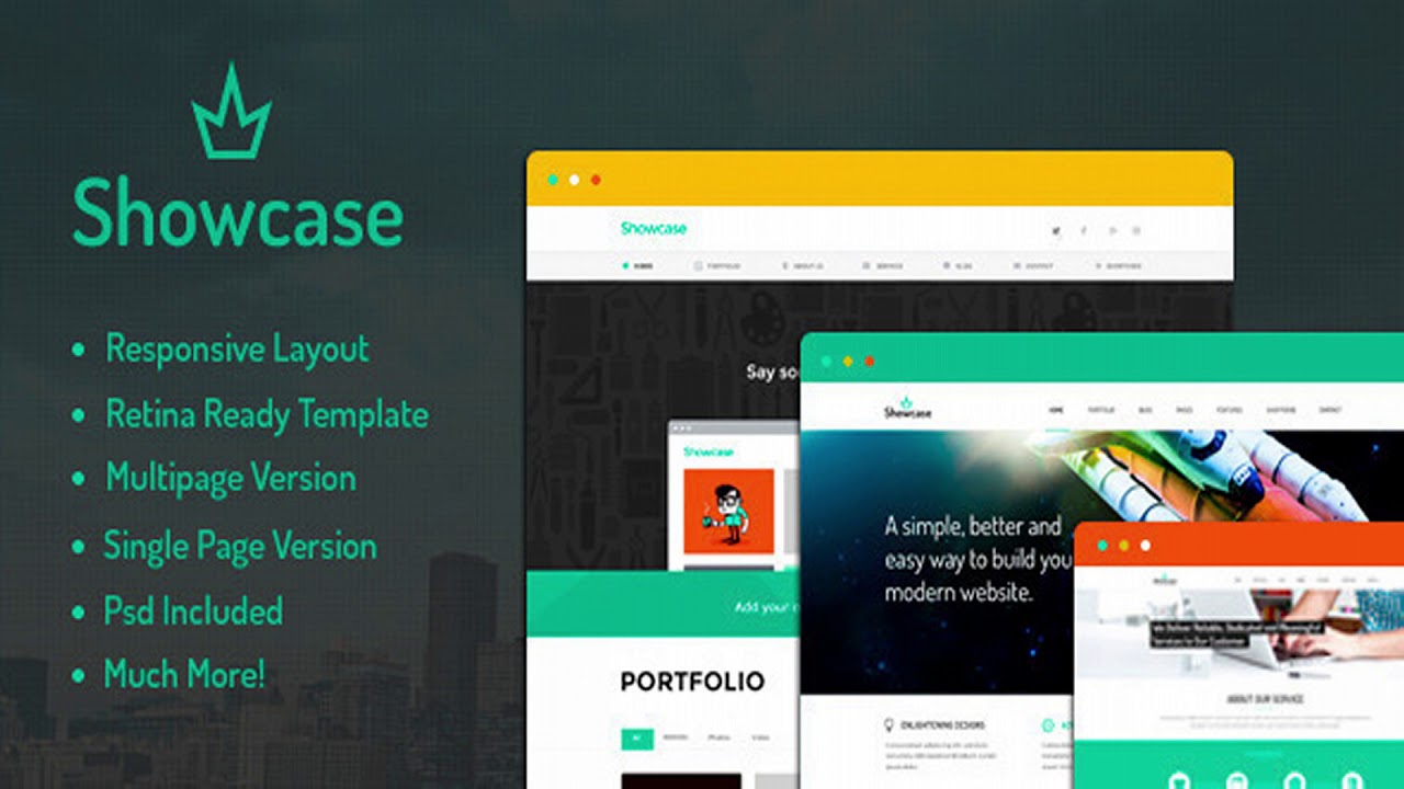 Showcase - Multipurpose HTML Template | Themeforest Website Templates ...