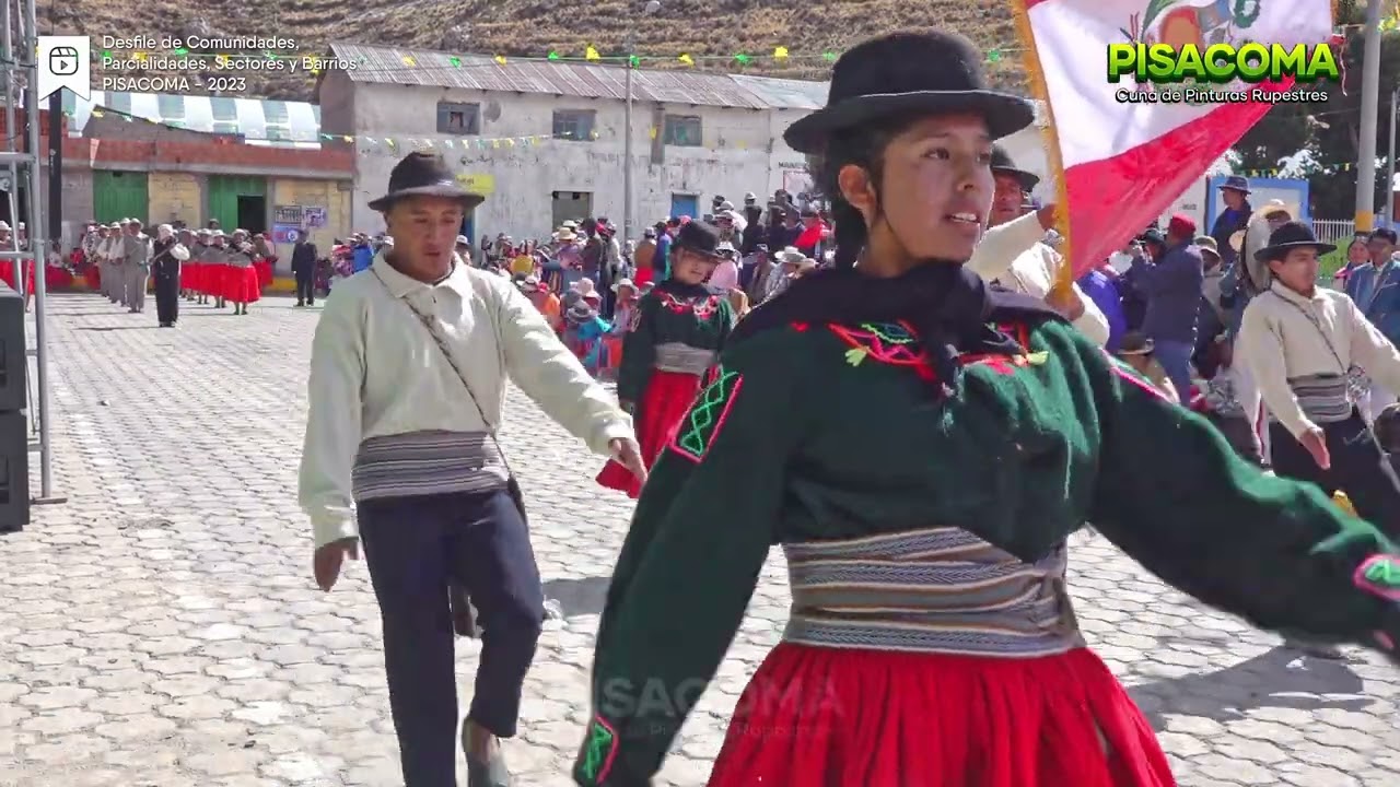 🟢Desfile de Comunidades, Parcialidades, Sectores y Barrios | PISACOMA 2023 | PARTE 06
