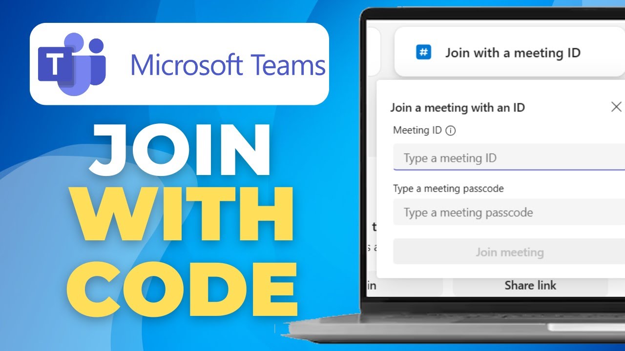 How To Join A Microsoft Teams Meeting with A Code - YouTube