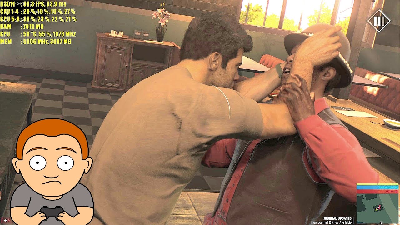 Mafia 3 Capped At 30 FPS GTX 1080 1440p Ultra Frame Rate Performance Test