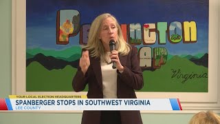 Abigail Spanberger’s campaign bus tour makes stops in Southwest Virginia
