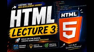 🚀HTML Lecture 3 | Semantic Tags in HTML | Header, Nav, Section, Article, Footer