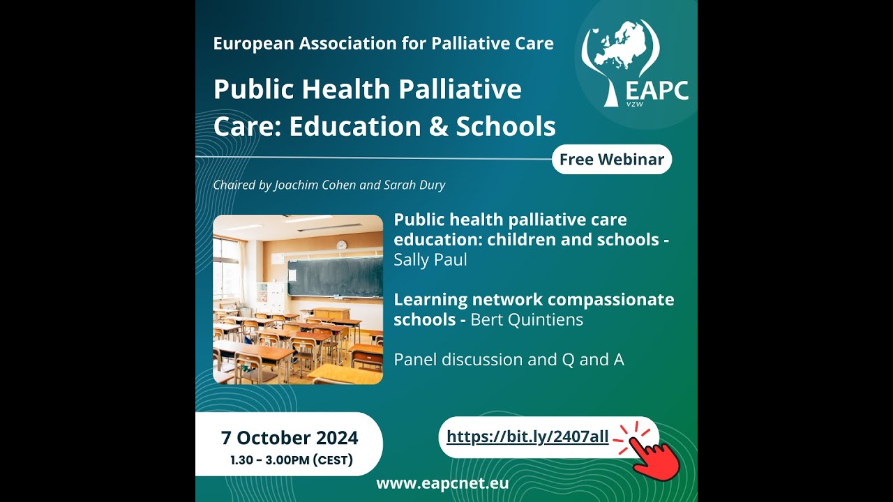 EAPC Webinar: Public Health Palliative Care, Education and schools