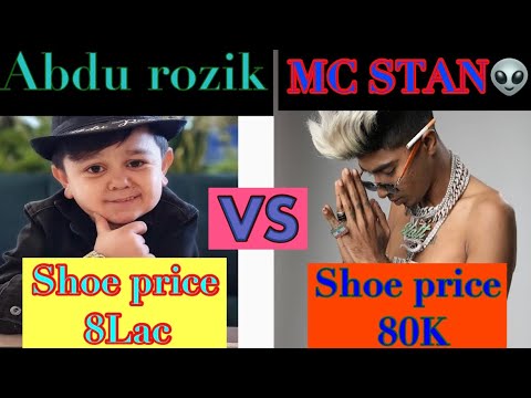 MC STANð½ || Shoes || Price || 8Lac vs. 80K || ABDU ROZIK || expensive Shoes || Big Boss || Mc 