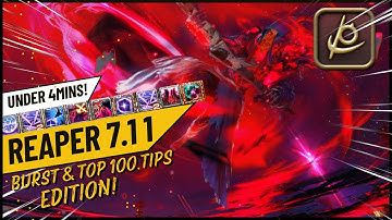7.11 PvP Reaper Job Breakdown & Guide [Bonus: burst & Top 100 tips!!]