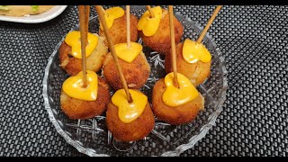 croquette de pomme de terre au fromage كروكات بطاطا والجبن