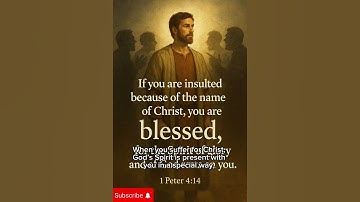 1 Peter 4:14–15 #bibleverse #prayer