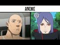 Anime vs reddit the rock reaction meme