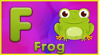 Letter F Frog Fish Fairy Fruit Fox - Learn Letter F