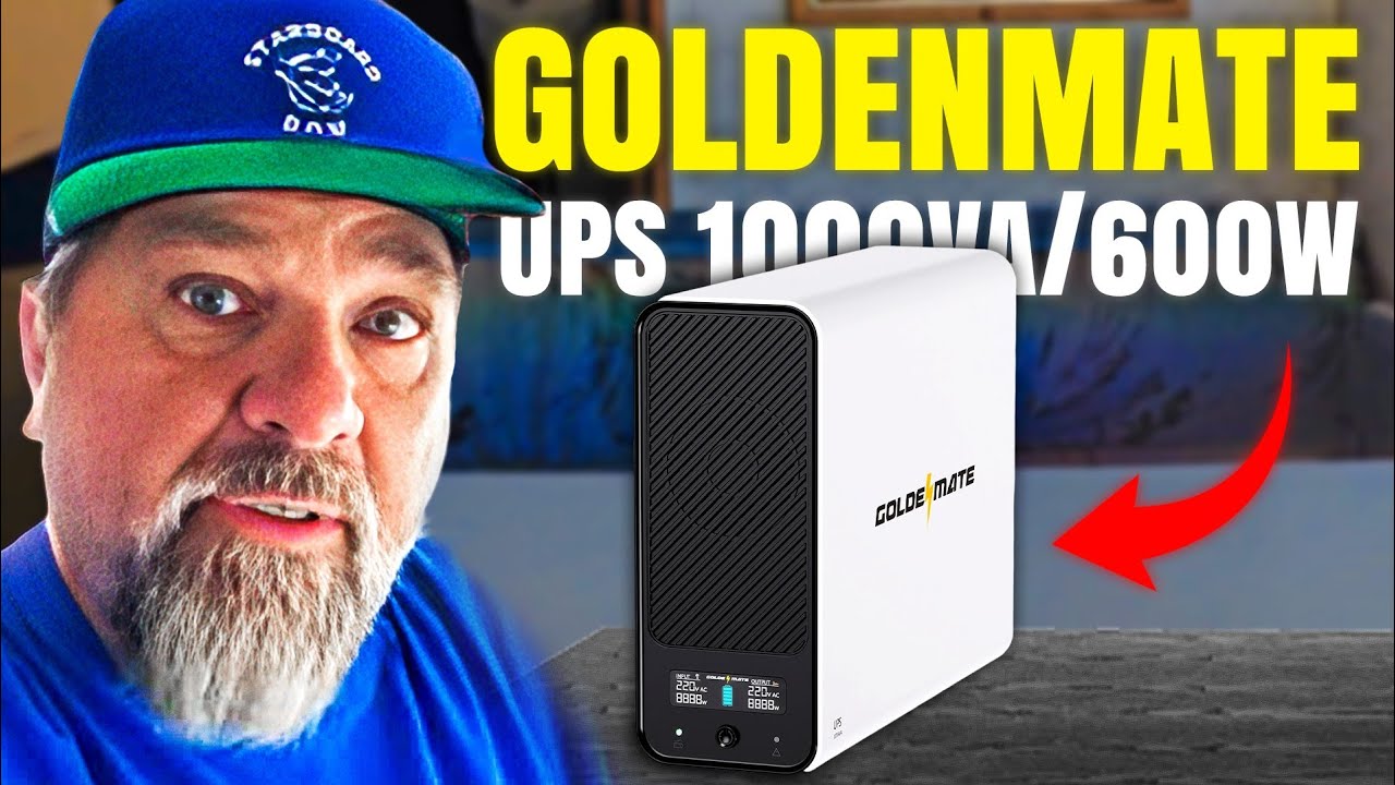 Goldenmate UPS 1000VA/600W Review: Ultimate LiFePO4 Battery Backup