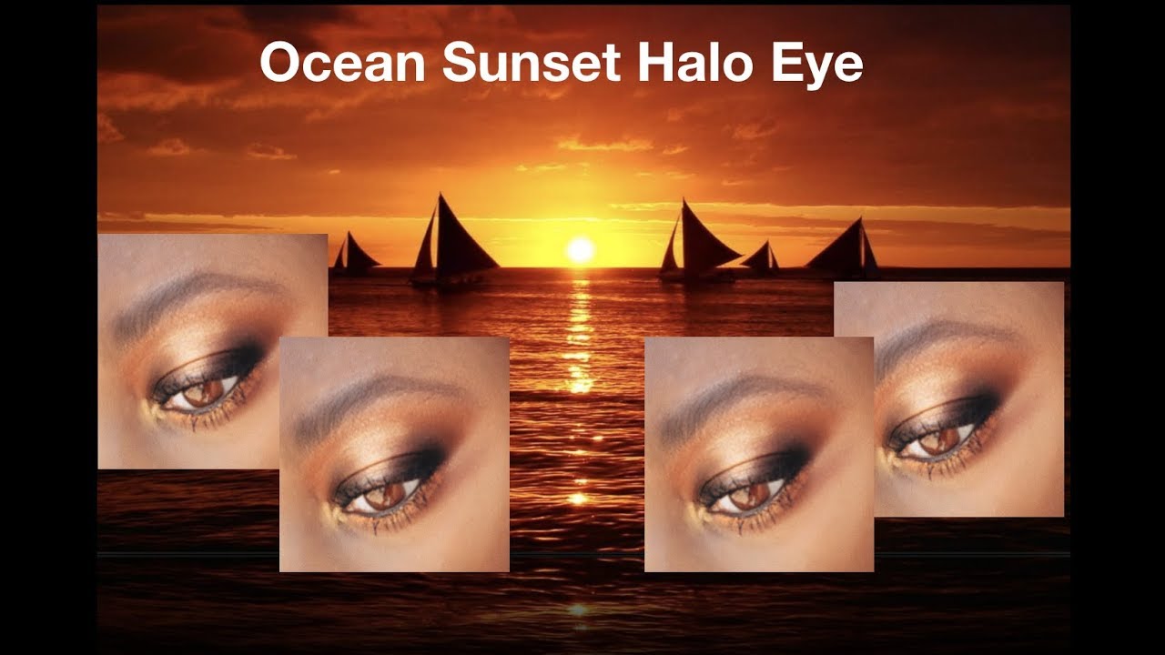 Ocean Sunset HALO EYE ART | Kishispirit iMakeup